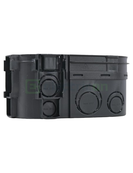 Doză aparataj dublă - pentru tencuială 2xØ68mm etanșă cu buzunar UP - Kaiser 1656-05
