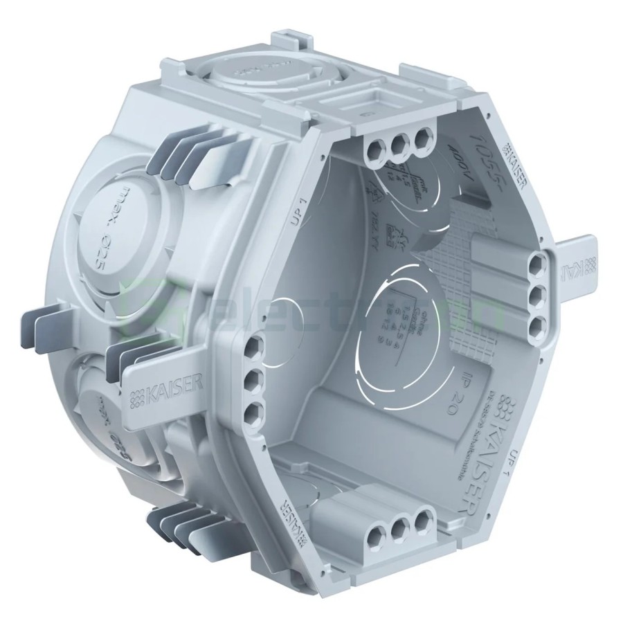 Doză aparataj dublă - pentru tencuială Ø60mm UP - Kaiser 1055-06