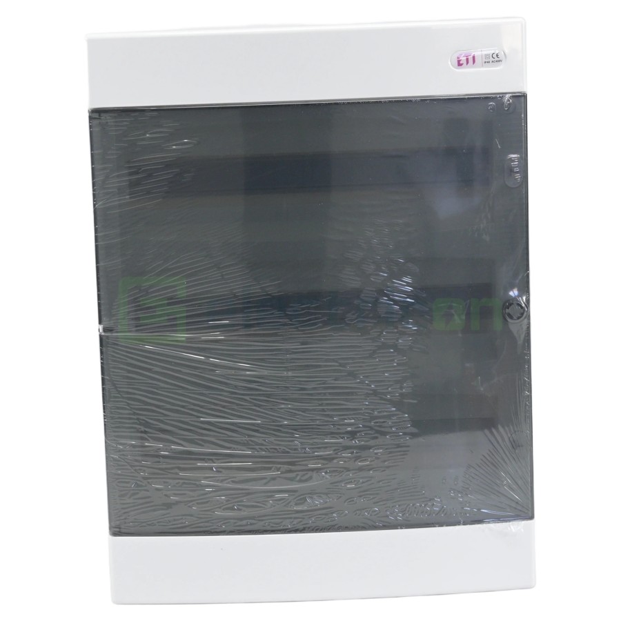 Tablou sigurante 54 module, 3x18 module aplicat, IP40, cu ușă transparentă, ECT 3x18PT, ETI, 001101040 - Electricon.ro