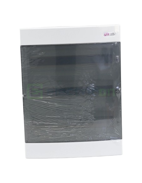 Tablou sigurante 54 module, 3x18 module aplicat, IP40, cu ușă transparentă, ECT 3x18PT, ETI, 001101040 - Electricon.ro