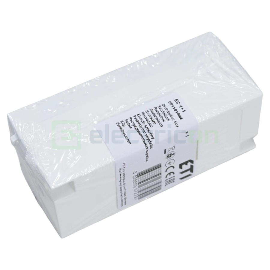 Tablou electric PVC, 2 module, aplicat, ETI, IP20, DIDO-EC, 001101044 - Electricon.ro