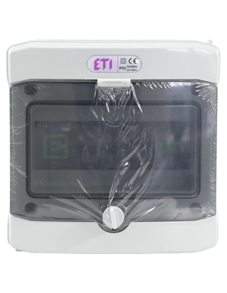 TABLOU SIGURANTE 8 M,APLICAT IP 65, pentru aplicații fotovoltaice, 1500VDC, ECH-8G, ETI, 001101061 - Electricon.ro