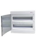 Tablou electric ABS - siguranțe - 36M (2x18) aparent ușă transparentă ECT 2x18PT ETI 001101081