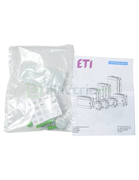 Tablou sigurante IP 65, 6M, aplicat, IP65, ECH-6G, ETI, 001101176 - Electricon.ro