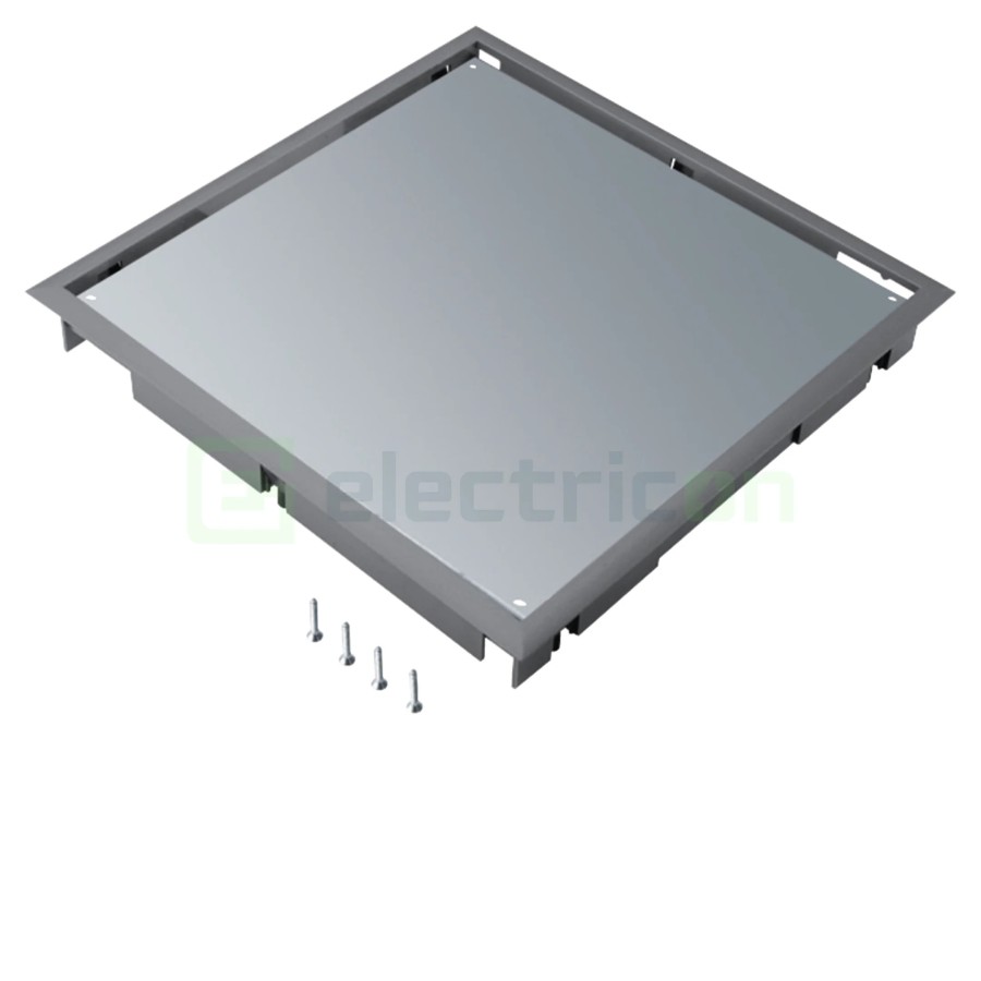 Ramă capac de pardoseală - cu strat protector 294x294x5 mm gri Tehalit - Hager BDQ08057011