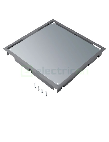 Ramă capac de pardoseală - cu strat protector 294x294x5 mm gri Tehalit - Hager BDQ08057011