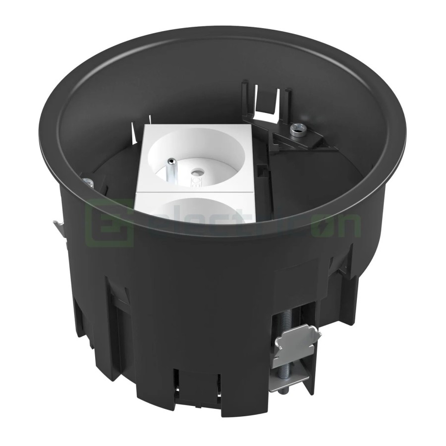 Priză de podea - R02, suport pentru 2 prize Schuko cu priză - OBO Bettermann 7408834