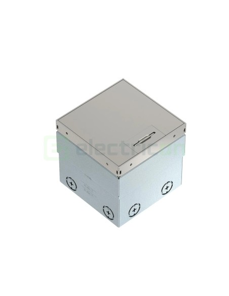 Doză sub pardoseală - Cutie de podea - 140x140mm, 6 intrări , priză inclusă, UDHOME2 - OBO Bettermann 7368326
