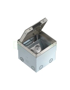 Doză sub pardoseală - Cutie de podea - 140x140mm, 6 intrări , priză inclusă, UDHOME2 - OBO Bettermann 7368326