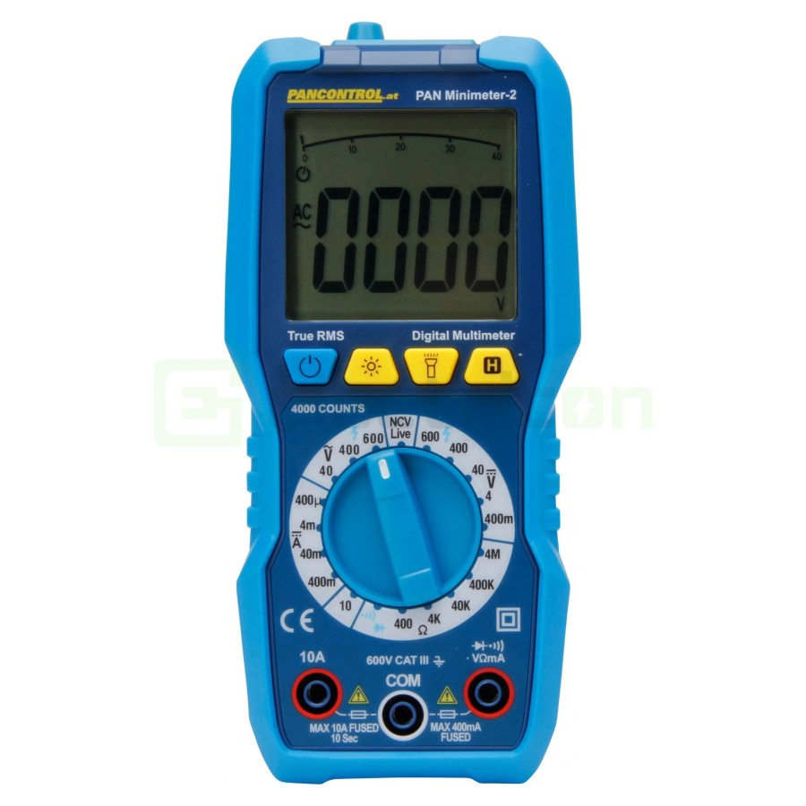 Multimetru digital - Manual-range, 10A DC, CAT III 600V - PanControl Minimeter-2