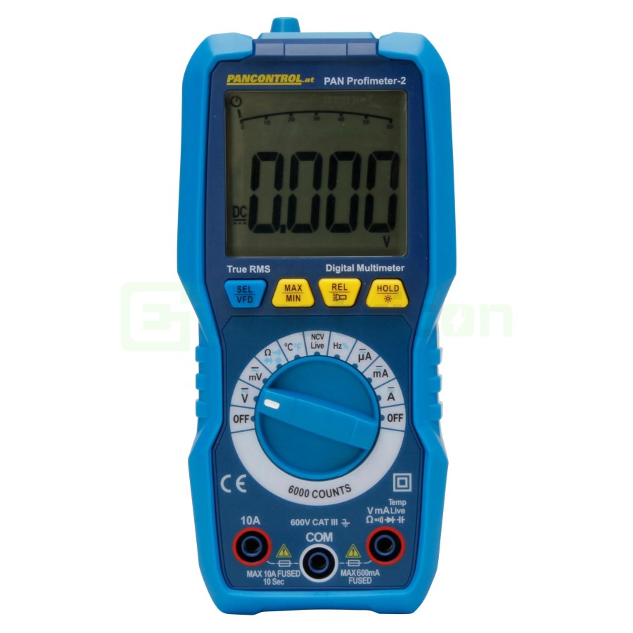 Multimetru Profesional PAN Profimeter-2 | True RMS | Temp & Frecvență | Pancontrol