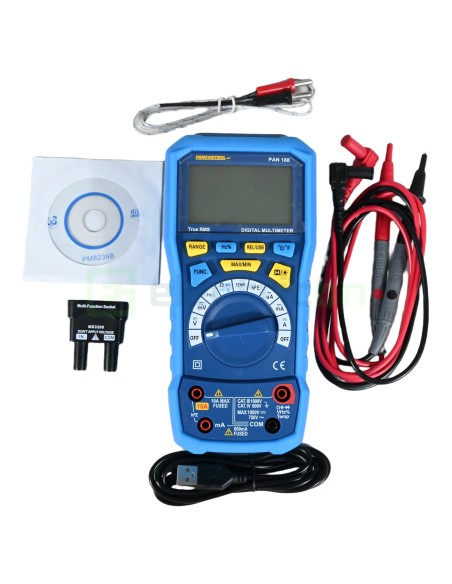 Multimetru Precizie PAN 188 | 40.000 Counts | IP67 True RMS | Data Log & CAT IV | Pancontrol