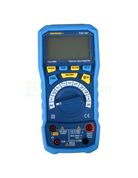 Multimetru Precizie PAN 188 | 40.000 Counts | IP67 True RMS | Data Log & CAT IV | Pancontrol