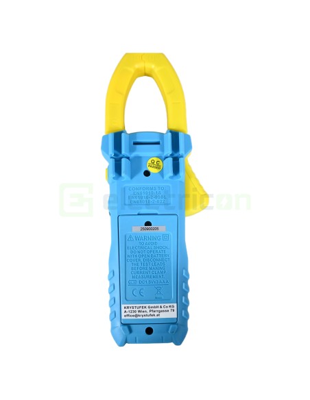 Clește Ampermetric PAN 1000AD | 1000A AC/DC True RMS | Temp & Inrush | Pancontrol - Profesional