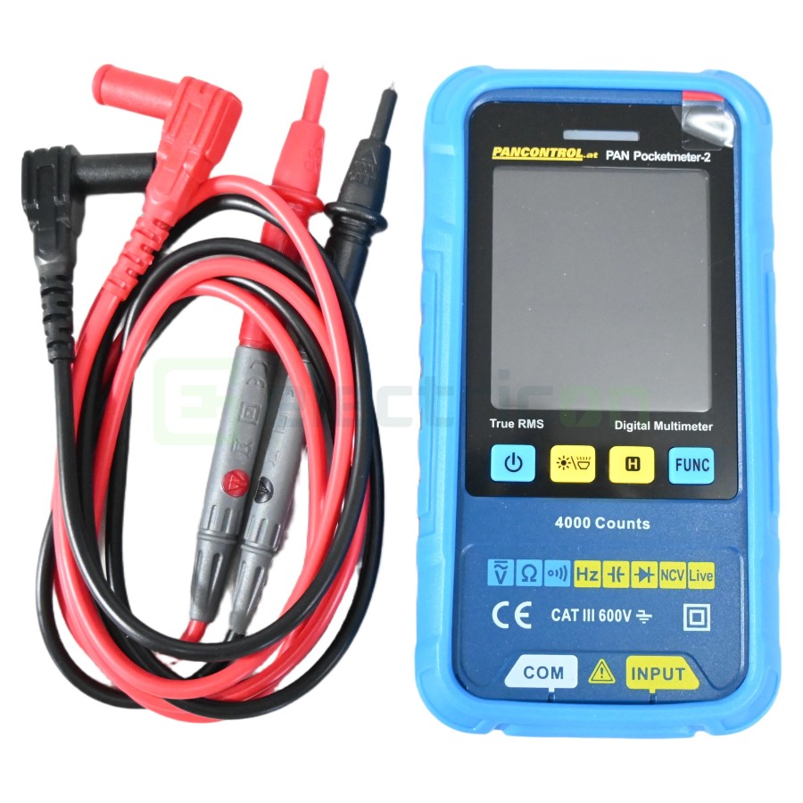 Multimetru de Buzunar PAN Pocketmeter-2 | True RMS & Ecran Color | Tester NCV 600V | Pancontrol