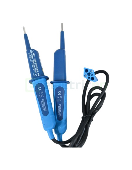 Tester de tensiune - 6 - 400V AC/DC cu indicator polaritate și afișaj LED - Pancontrol PAN Volttester 400 FI