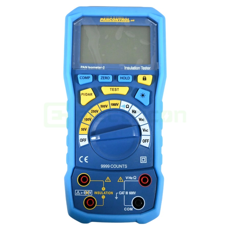 Megohmetru PAN Isometer-2 | Test Izolație 1000V | 100 GΩ & True RMS | CAT III 600V | Pancontrol