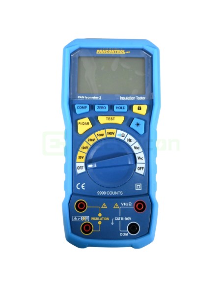 Megohmetru PAN Isometer-2 | Test Izolație 1000V | 100 GΩ & True RMS | CAT III 600V | Pancontrol