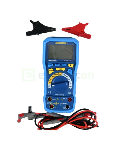 Megohmetru PAN Isometer-2 | Test Izolație 1000V | 100 GΩ & True RMS | CAT III 600V | Pancontrol