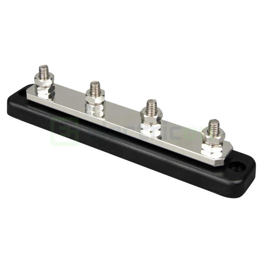 Busbar - bară colectoare - 4P 4 șuruburi 250A cu capac ABS - Victron Energy VBB125040010