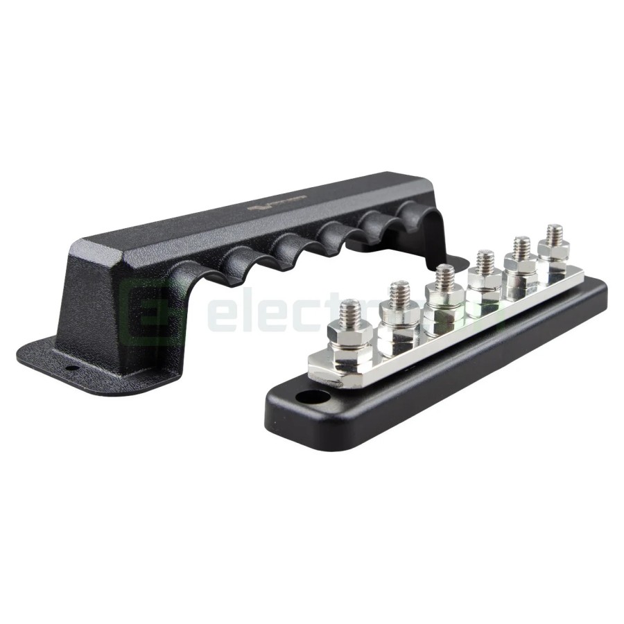Busbar - bară colectoare - 6P 6 șuruburi 250A cu capac ABS - Victron Energy VBB125060020
