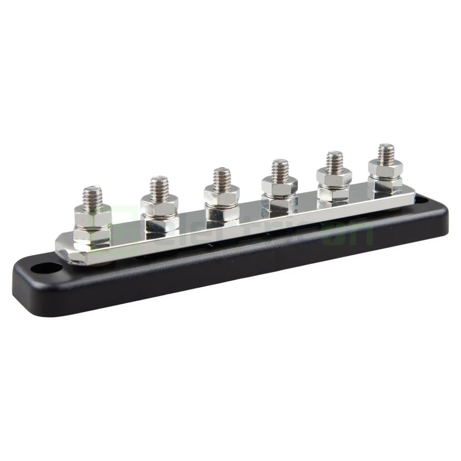 Busbar - bară colectoare - 6P 6 șuruburi 250A cu capac ABS - Victron Energy VBB125060020