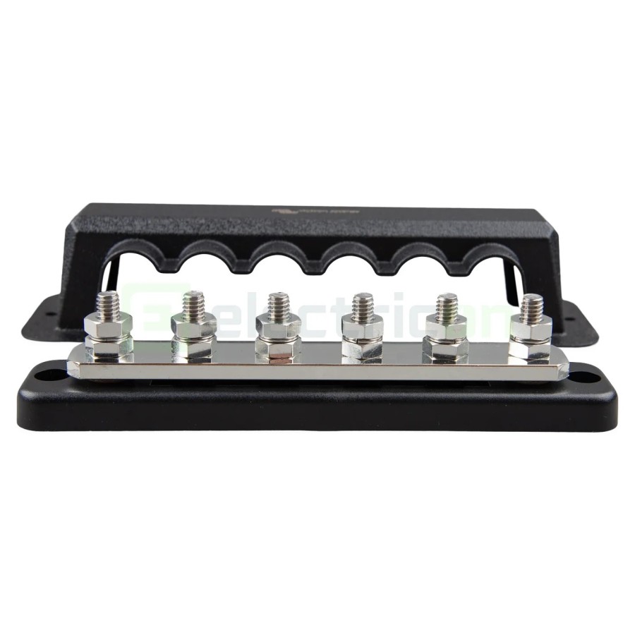 Busbar - bară colectoare - 6P 6 șuruburi 250A cu capac ABS - Victron Energy VBB125060020
