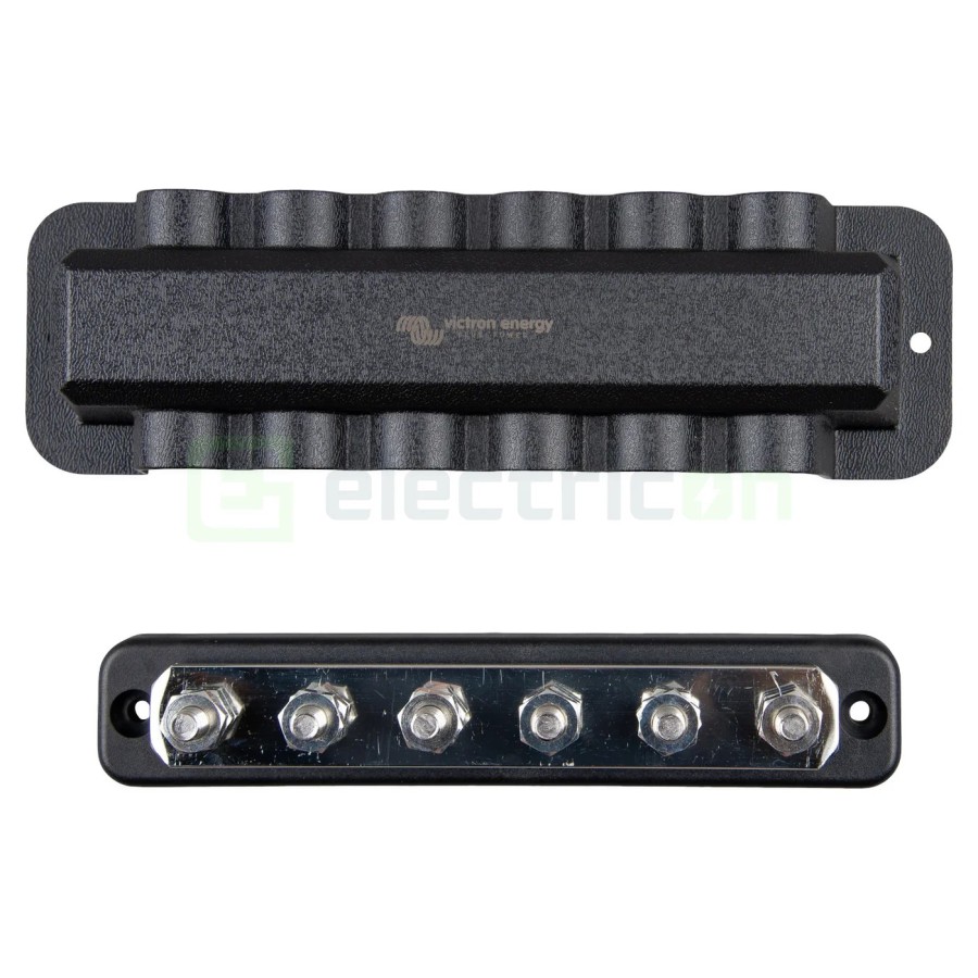 Busbar - bară colectoare - 6P 6 șuruburi 250A cu capac ABS - Victron Energy VBB125060020