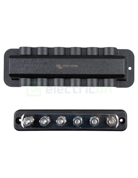 Busbar - bară colectoare - 6P 6 șuruburi 250A cu capac ABS - Victron Energy VBB125060020