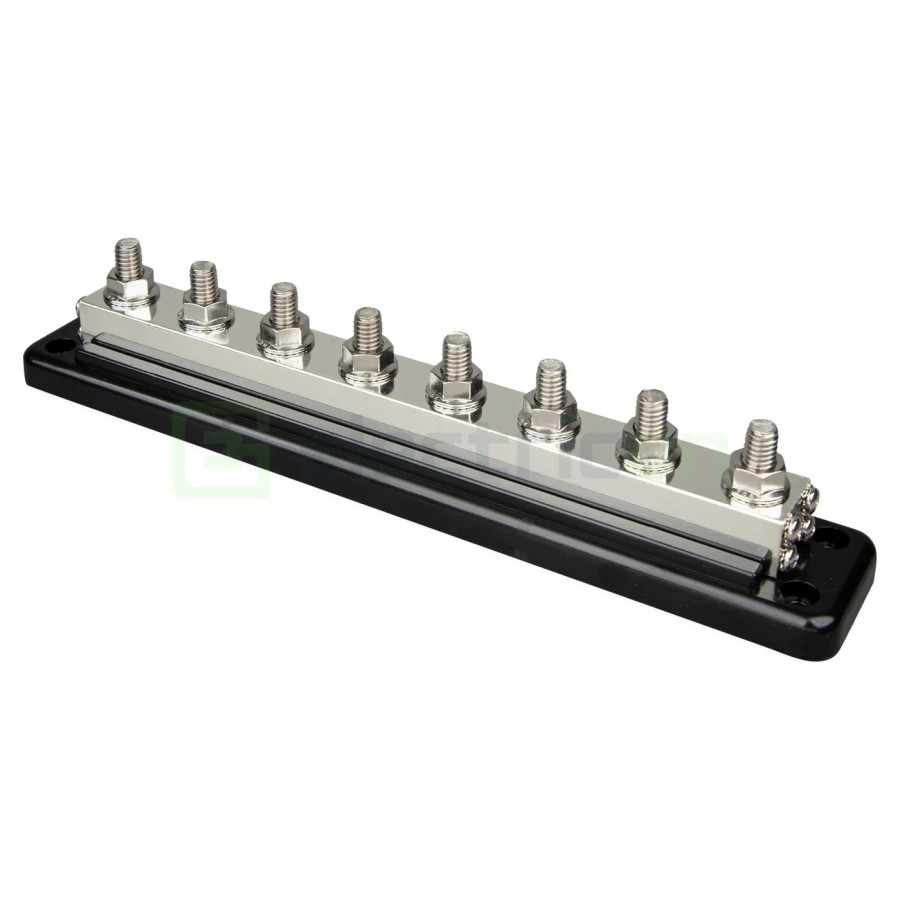 Busbar - bară colectoare - 8P 8 șuruburi 600A cu capac ABS - Victron Energy VBB160080010