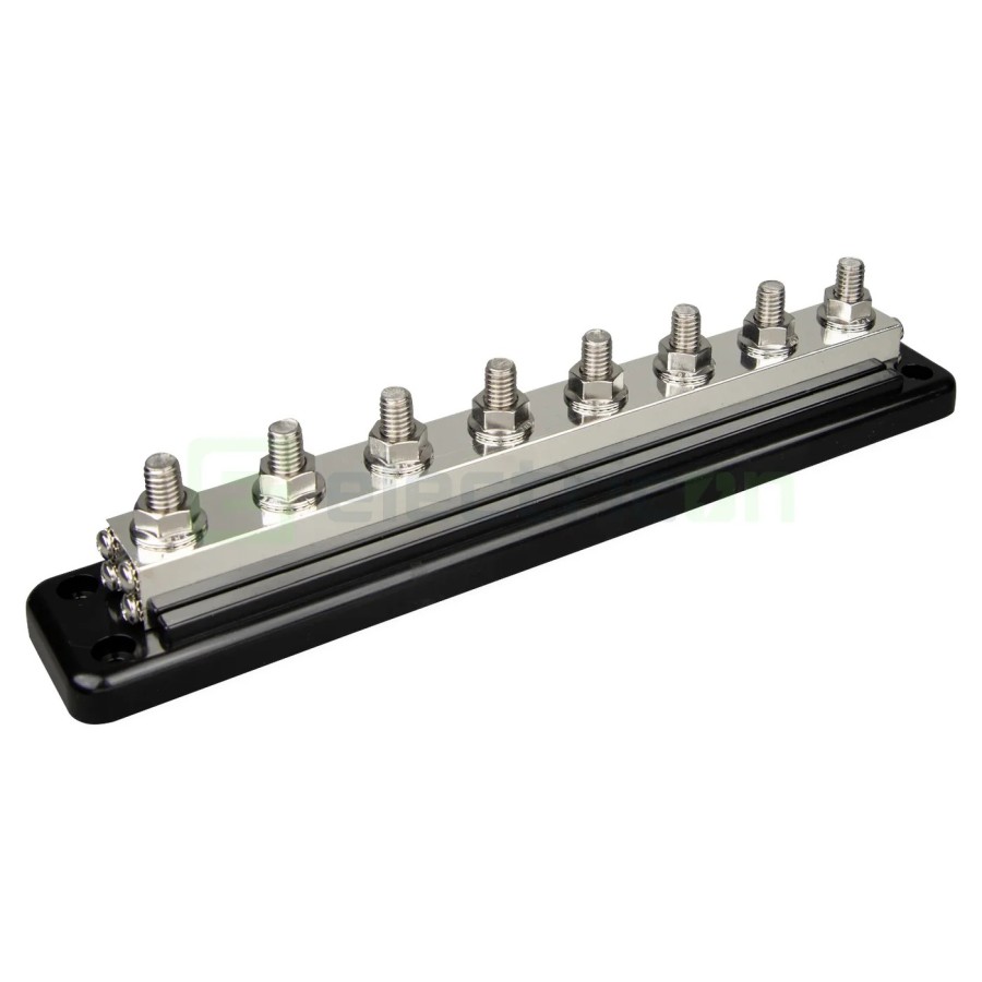 Busbar - bară colectoare - 8P 8 șuruburi 600A cu capac ABS - Victron Energy VBB160080010