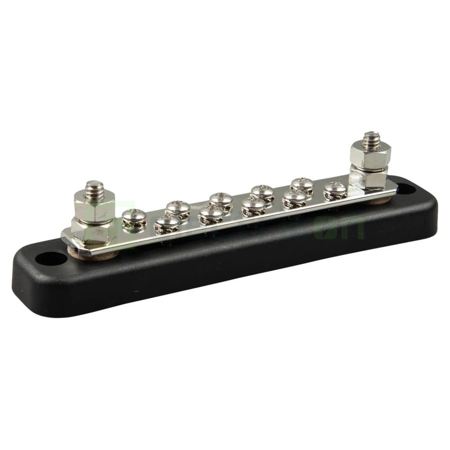 Busbar - bară colectoare - 2P 10 șuruburi 150A cu capac ABS - Victron Energy VBB115021020