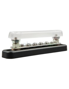 Busbar - bară colectoare - 2P 10 șuruburi 150A cu capac ABS - Victron Energy VBB115021020