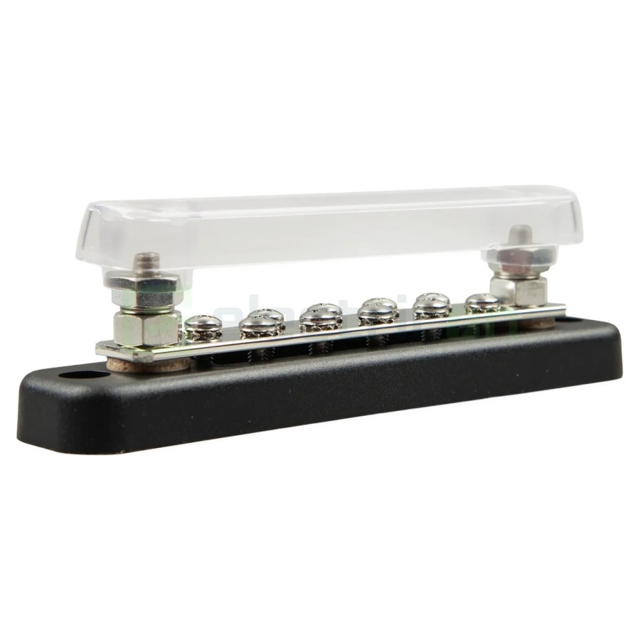 Busbar - bară colectoare - 2P 10 șuruburi 150A cu capac ABS - Victron Energy VBB115021020