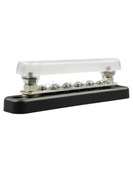Busbar - bară colectoare - 2P 10 șuruburi 150A cu capac ABS - Victron Energy VBB115021020