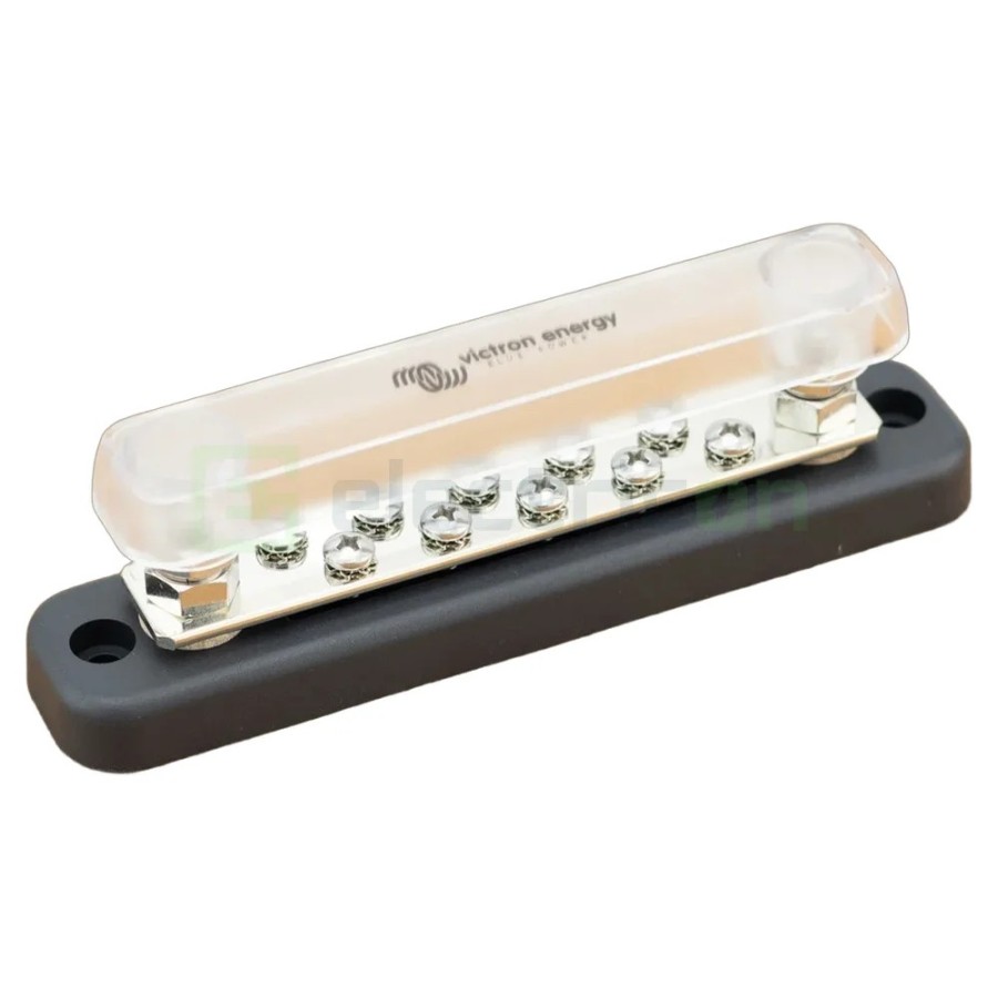 Busbar - bară colectoare - 2P 10 șuruburi 150A cu capac ABS - Victron Energy VBB115021020