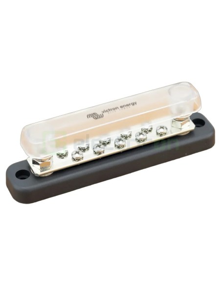 Busbar - bară colectoare - 2P 10 șuruburi 150A cu capac ABS - Victron Energy VBB115021020