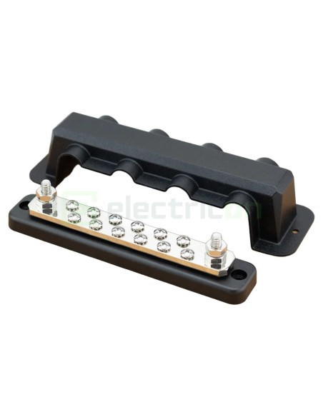 Busbar - bară colectoare - 2P 12 șuruburi 250A cu capac ABS - Victron Energy VBB125021220