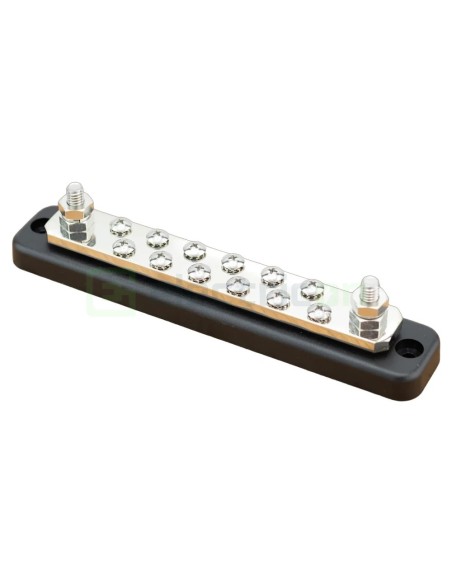 Busbar - bară colectoare - 2P 12 șuruburi 250A cu capac ABS - Victron Energy VBB125021220