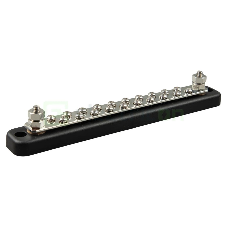 Busbar - bară colectoare - 2P 20 șuruburi 150A cu capac ABS - Victron Energy VBB115022020