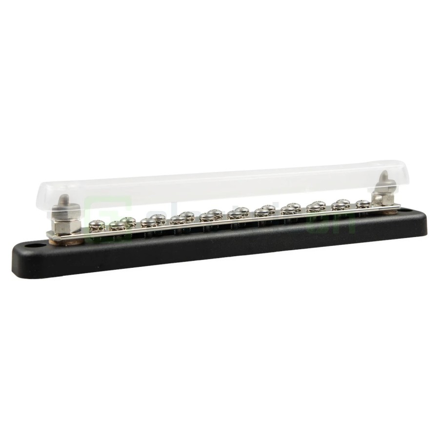 Busbar - bară colectoare - 2P 20 șuruburi 150A cu capac ABS - Victron Energy VBB115022020
