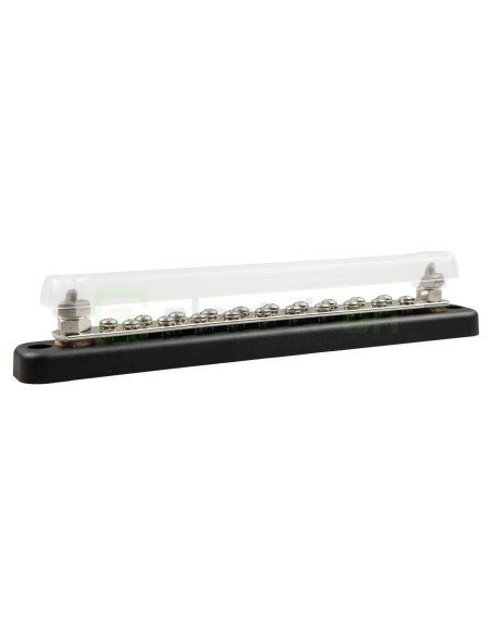 Busbar - bară colectoare - 2P 20 șuruburi 150A cu capac ABS - Victron Energy VBB115022020