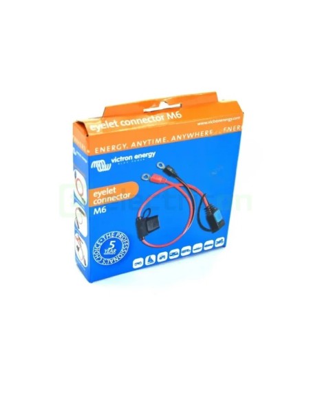 Conector papuc inelat M6 cu siguranță fuzibila 30A - Victron Energy BPC900100014