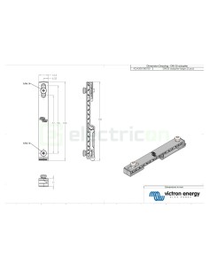 Adaptor șină DIN35 pentru MPPT - mare, pereche - Victron Energy ADA500180100 2