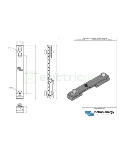 Adaptor șină DIN35 pentru MPPT - medie, pereche - Victron Energy ADA500140100 2