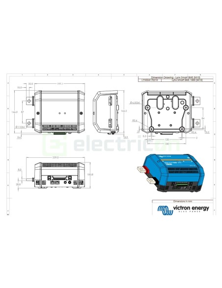 Sistem de management al bateriei - Lynx Smart BMS 1000 M10 - Victron Energy LYN034170210