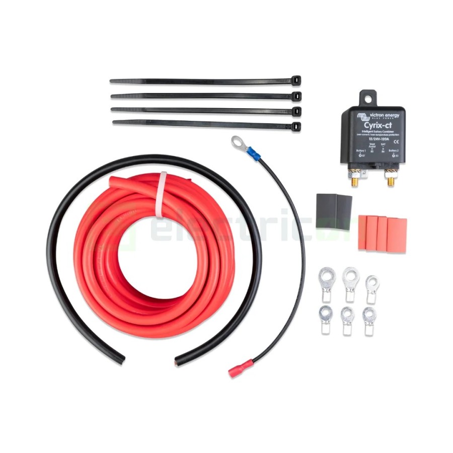 Combinator inteligent de baterii în kit complet - Cyrix-ct 12/24V-120A - Victron Energy CYR010120110R