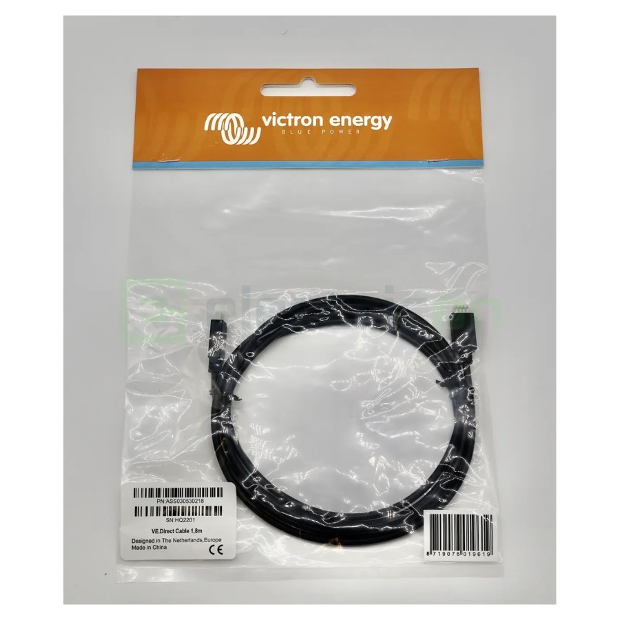 Cablu interfață VE.Direct 1,8m (cu o mufă în unghi drept) - Victron Energy ASS030531218