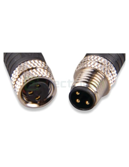 Cablu cu conector circular M8 - 3 poli, 1 metru, 2 bucăți - Victron Energy ASS030560100