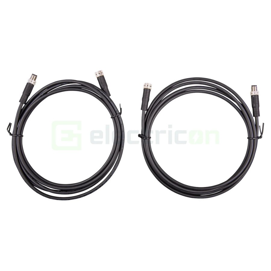 Cablu cu conector circular M8 - 3 poli, 5 metri, 2 bucăți - Victron Energy ASS030560500